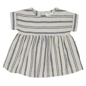 1+ In The FamilyKids 1+ In The Family Baby And Child Josephine Dress - Cream With Blue-Notte Stripes - Image 5