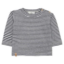 1+ In The FamilyKids 1+ In The Family Baby And Child Mikel T-shirt - Blue Notte Stripes