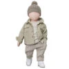 1+ In The FamilyKids 1+ In The Family Baby And Child Moritz Pants - Taupe Checks
