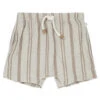 1+ In The FamilyKids 1+ In The Family Baby And Child Peter Shorts - Cream With Biscotto Stripes