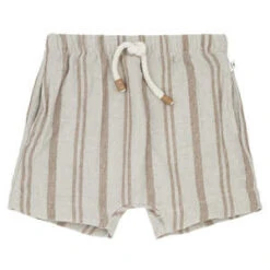 1+ In The FamilyKids 1+ In The Family Baby And Child Peter Shorts - Cream With Biscotto Stripes
