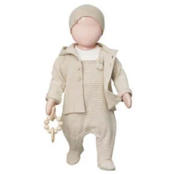 1+ In The FamilyKids 1+ In The Family Baby Aram Bodysuit - Ecru Cream