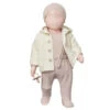 1+ In The FamilyKids 1+ In The Family Baby Ayala Hooded Jacket - Ecru Cream