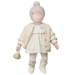 1+ In The FamilyKids 1+ In The Family Baby Elke Dress - Ecru Cream With Dots