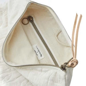 1+ In The FamilyKids 1+ In The Family Quilted Toiletry Bag - Ecru Cream - Image 2