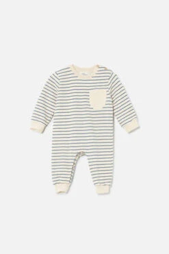 My Little Cozmokids My Little Cozmo Adrian Stripe Jumpsuit - Multi