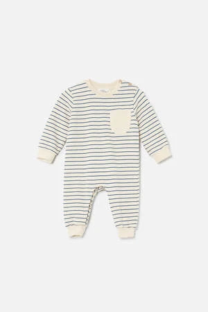 My Little Cozmokids My Little Cozmo Adrian Stripe Jumpsuit - Multi