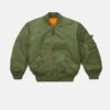 ALPHA INDUSTRIESKids Alpha Industries Bomber Jacket - Green