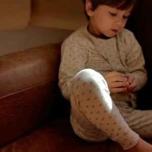 Poudre Organickids Unisex Poudre Organic Arbousier Pyjama Set - Honey Print - Image 2