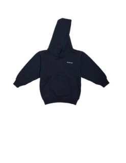 BalenciagaKids Navy Blue Cotton Hoodie