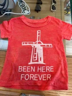 Blue&CreamKids Blueandcream Been Here Forever Windmill Tee - Red