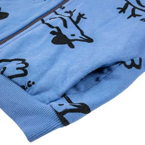 Bobo ChosesChild Mr Birdie Zipped Sweatshirt - Navy Blue - Image 6