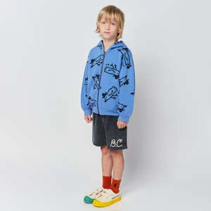 Bobo ChosesChild Mr Birdie Zipped Sweatshirt - Navy Blue - Image 2