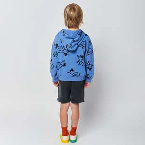 Bobo ChosesChild Mr Birdie Zipped Sweatshirt - Navy Blue - Image 3