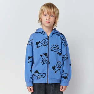 Bobo ChosesChild Mr Birdie Zipped Sweatshirt - Navy Blue - Image 4