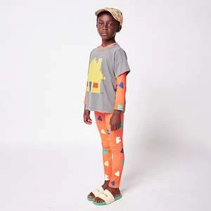 Bobo ChosesKids Bobo Choses All Over Geometric Print Swim Leggings - Orange - Image 2