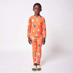 Bobo ChosesKids Bobo Choses All Over Geometric Print Swim Leggings - Orange - Image 4