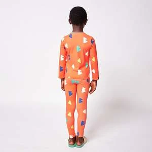 Bobo ChosesKids Bobo Choses All Over Geometric Print Swim Leggings - Orange - Image 7