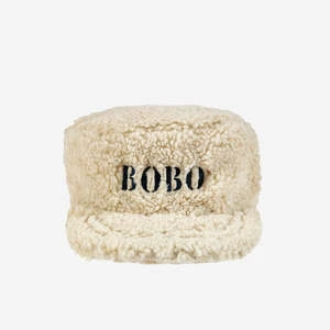Bobo ChosesKids Bobo Choses Sheepskin Cap - Beige - Image 9