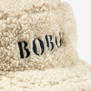 Bobo ChosesKids Bobo Choses Sheepskin Cap - Beige - Image 11