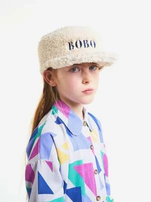 Bobo ChosesKids Bobo Choses Sheepskin Cap - Beige