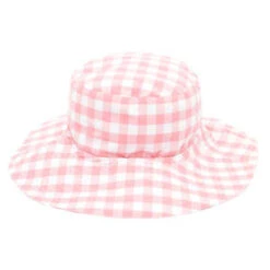 BontonKids Bonton Baby And Child Etretat Hat - Pink Gingham