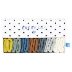 BontonKids Bonton Baby Set Of 7 Socks - Blue