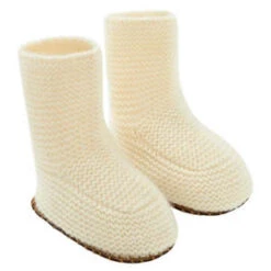 BontonKids Bonton Baby Slippers - Cream