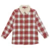 BontonKids Bonton Banane Shirt Jacket - Red Plaid