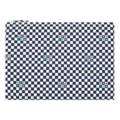 BontonKids Bonton Sasha Pouch - Checkerboard Navy Blue
