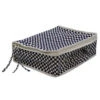 BontonKids Bonton Suitcase Bag - Checkerboard Navy Blue Canvas