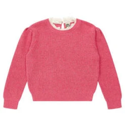 BontonKids Bonton Sweater - Fresh Rose Pink