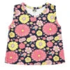 BontonKids Bonton Child Vintage Tank Top - Navy With Floral Print