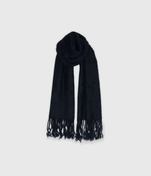 SAYAKA DAVISBrushed Mohair Scarf - Indigo - Image 4