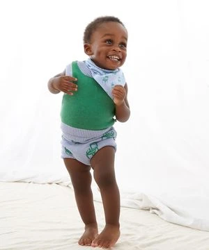 OeufKids Oeuf Chair Vest And Bloomer Set - Ciel