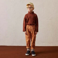 Weekend House KidsKids Weekend House Kids Dog Kid's Turtleneck - Warm Brown