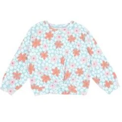 Feather 4 ArrowKids Feather 4 Arrow Zephyr Hacci Pullover - Crystal Blue