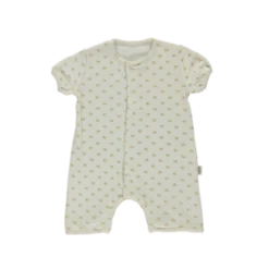 Poudre OrganicKids Poudre Organic Fenouil Baby Romper - Honey Print