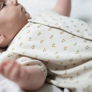 Poudre OrganicKids Poudre Organic Fenouil Baby Romper - Honey Print - Image 2