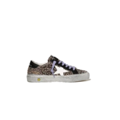 Golden GooseKids Golden Goose May Leopard Upper Leather Star Shoes - Prints