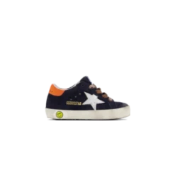 Golden GooseKids Golden Goose Super-Star Suede Upper Laminated Star - Black