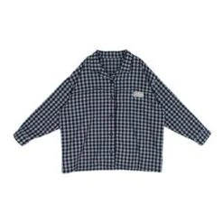 TambereKids Tambere Irine Button Down Shirt - Azure Check