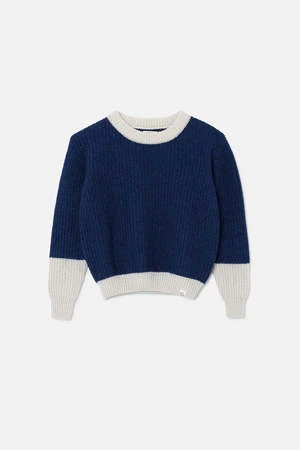 My Little CozmoKids My Little Cozmo Jessie Sweater - Blue/Grey