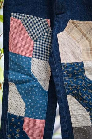 CarleenKIDS Carleen Patchwork Jeans - Square Dance - Image 3