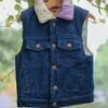 Clare V.KIDS Clare V. Quilt-lined Classic Vest - Cabbage Patch