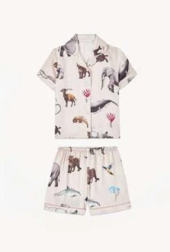 Silk LaundryKIDS Silk Laundry PYJAMAS - ENDANGERED SPECIES