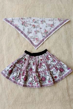 BonjourKids Bonjour Skirt & Scarf - Provence Flower - Image 7