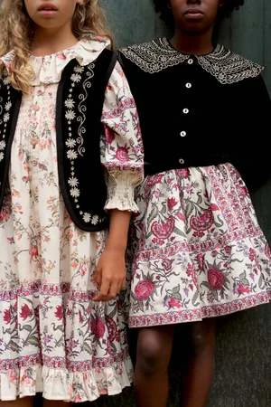 BonjourKids Bonjour Skirt & Scarf - Provence Flower - Image 2