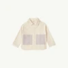 Summer & StormKids Summer & Storm Work Pocket Jacket - Natural/Soft Lilac