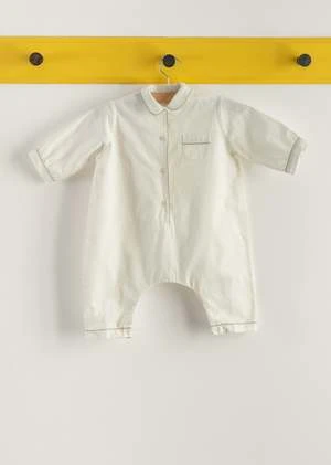 CaramelKids Caramel BABY PYJAMA H23 - BLANC DE MEUDON